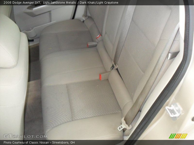 Light Sandstone Metallic / Dark Khaki/Light Graystone 2008 Dodge Avenger SXT