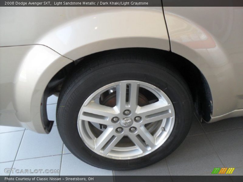 Light Sandstone Metallic / Dark Khaki/Light Graystone 2008 Dodge Avenger SXT