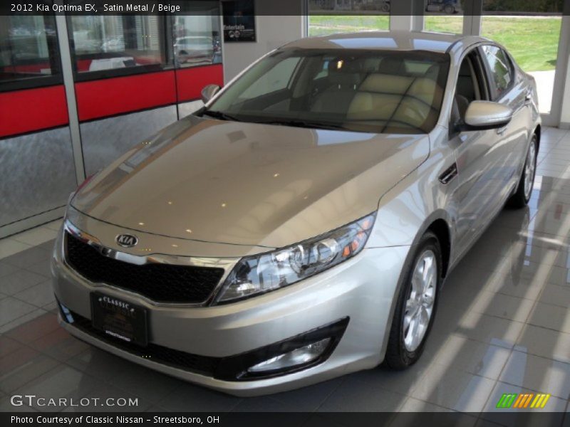 Satin Metal / Beige 2012 Kia Optima EX