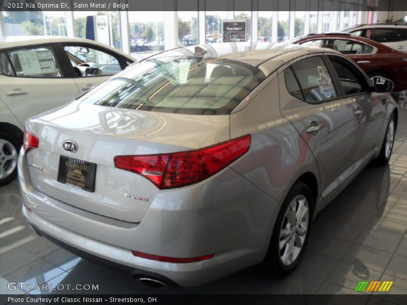 Satin Metal / Beige 2012 Kia Optima EX