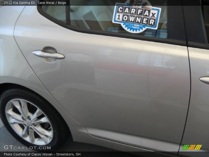 Satin Metal / Beige 2012 Kia Optima EX