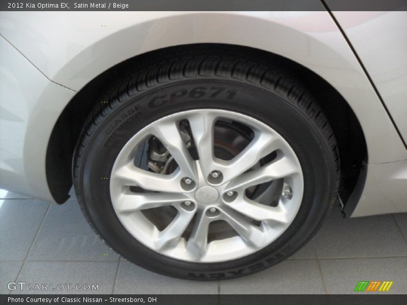 Satin Metal / Beige 2012 Kia Optima EX
