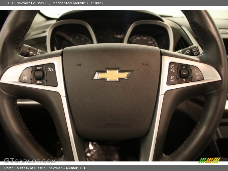 Mocha Steel Metallic / Jet Black 2011 Chevrolet Equinox LT