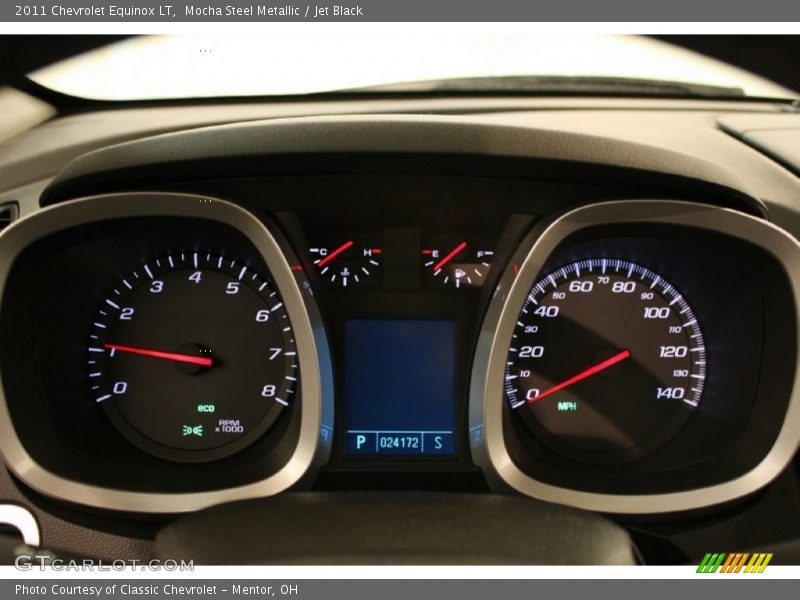 Mocha Steel Metallic / Jet Black 2011 Chevrolet Equinox LT