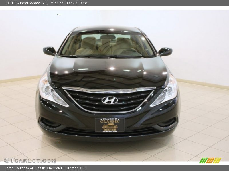 Midnight Black / Camel 2011 Hyundai Sonata GLS