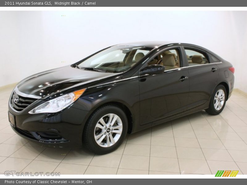 Midnight Black / Camel 2011 Hyundai Sonata GLS