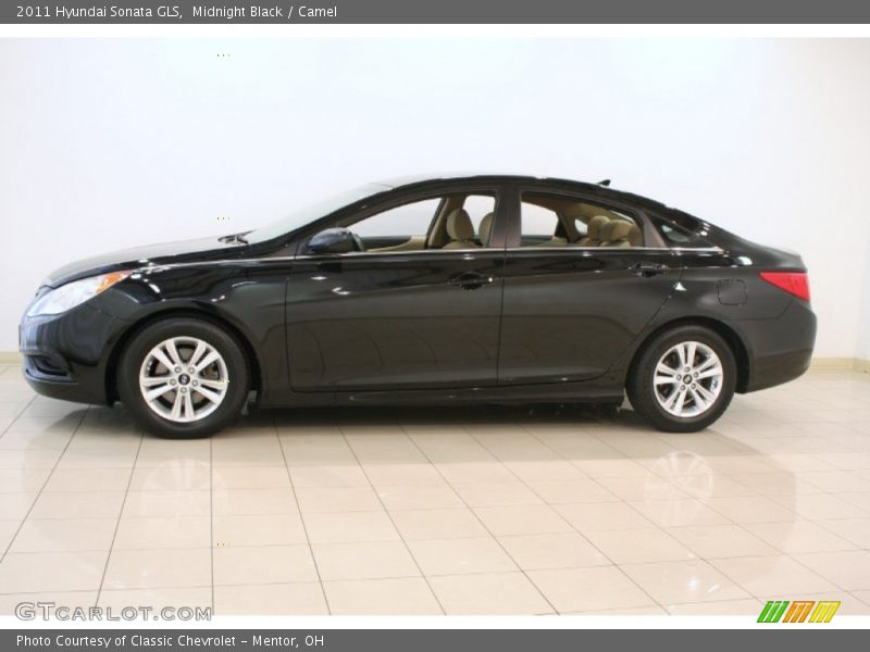 Midnight Black / Camel 2011 Hyundai Sonata GLS
