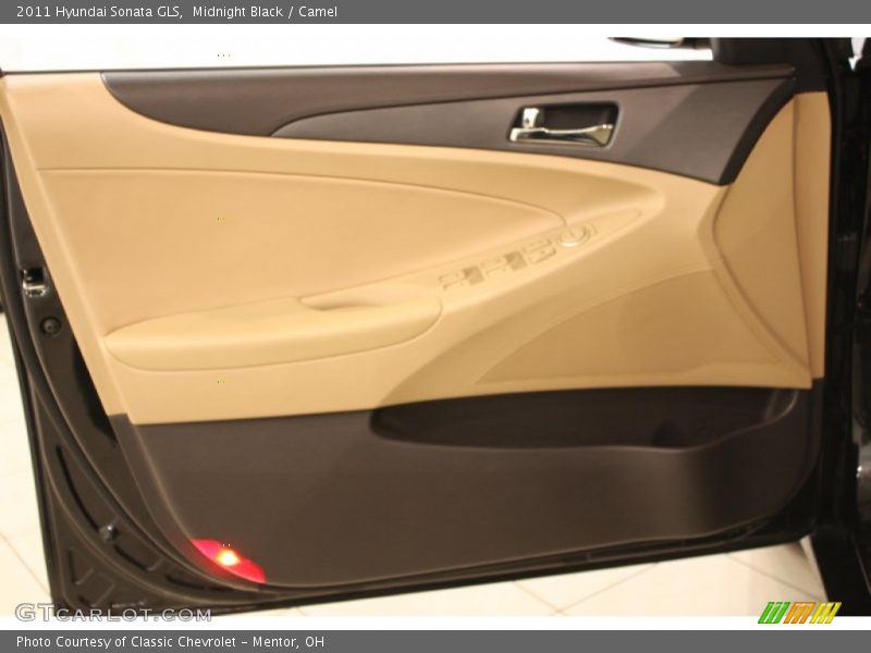 Midnight Black / Camel 2011 Hyundai Sonata GLS