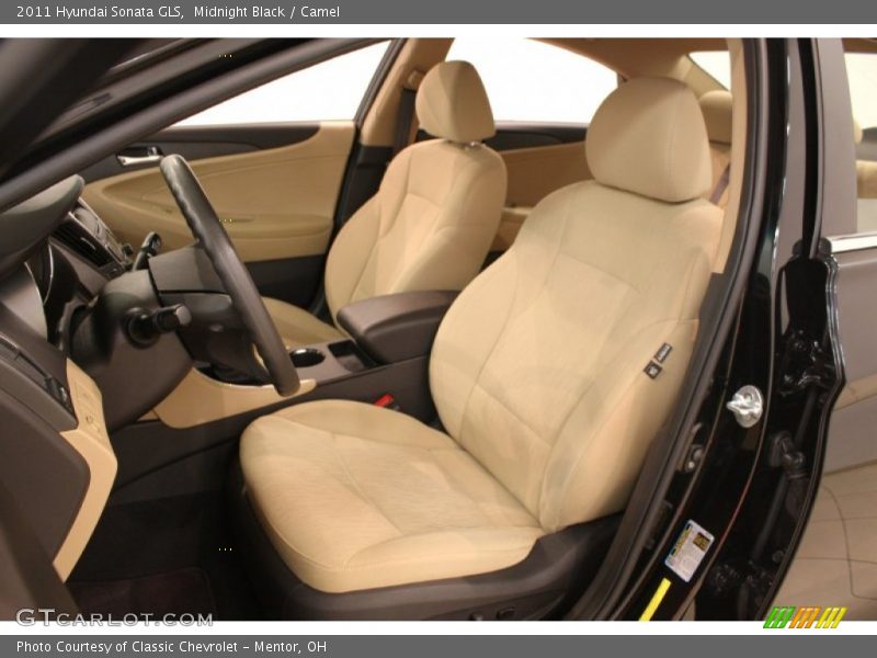 Midnight Black / Camel 2011 Hyundai Sonata GLS