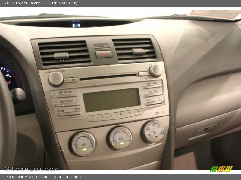 Black / Ash Gray 2010 Toyota Camry LE