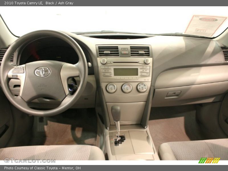 Black / Ash Gray 2010 Toyota Camry LE