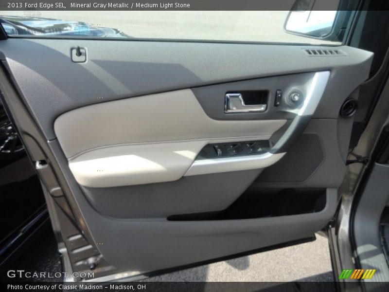 Mineral Gray Metallic / Medium Light Stone 2013 Ford Edge SEL