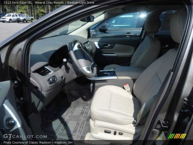 Mineral Gray Metallic / Medium Light Stone 2013 Ford Edge SEL