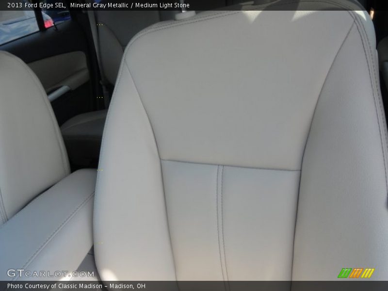 Mineral Gray Metallic / Medium Light Stone 2013 Ford Edge SEL