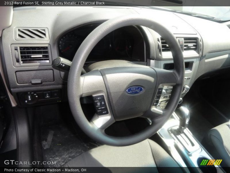 Sterling Grey Metallic / Charcoal Black 2012 Ford Fusion SE