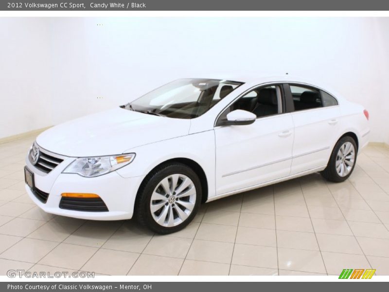 Candy White / Black 2012 Volkswagen CC Sport