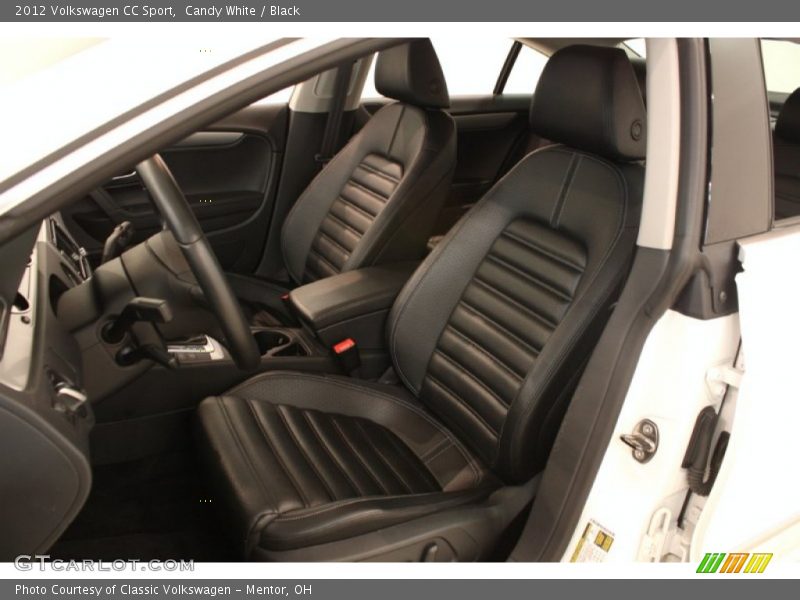 Candy White / Black 2012 Volkswagen CC Sport