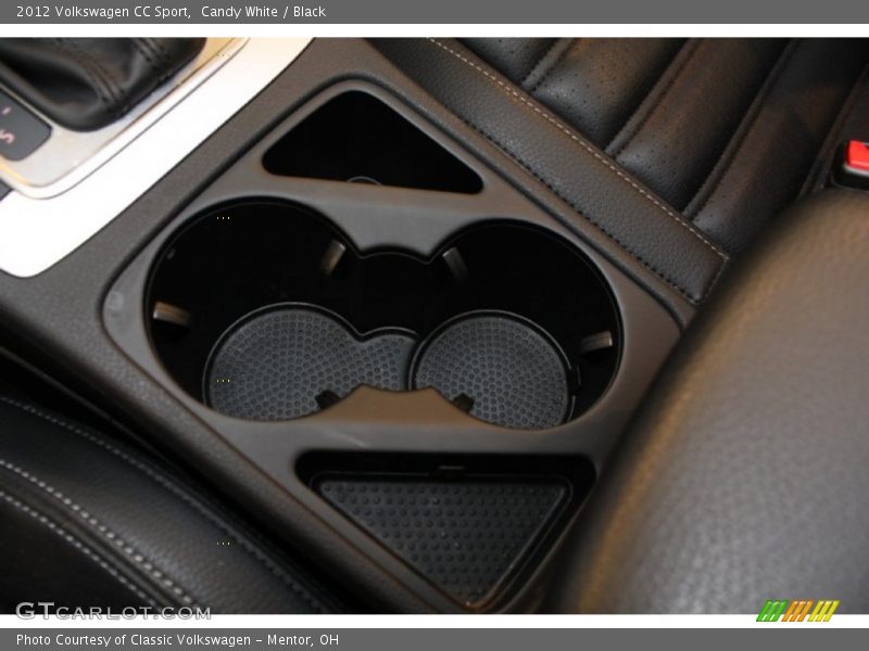 Candy White / Black 2012 Volkswagen CC Sport
