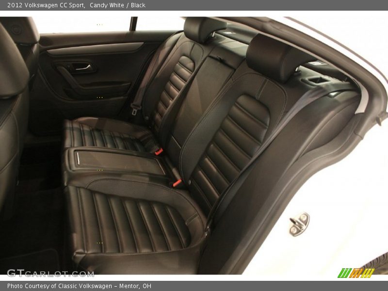 Candy White / Black 2012 Volkswagen CC Sport