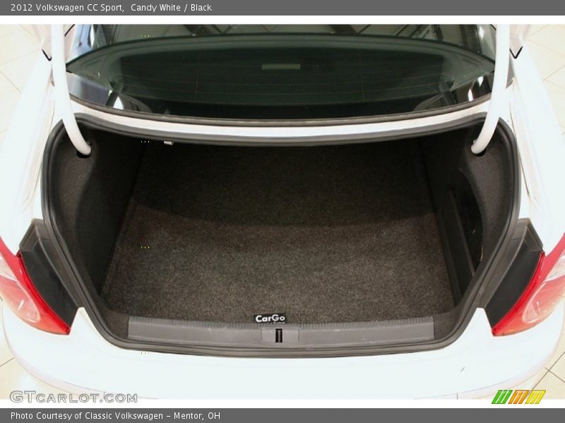 Candy White / Black 2012 Volkswagen CC Sport