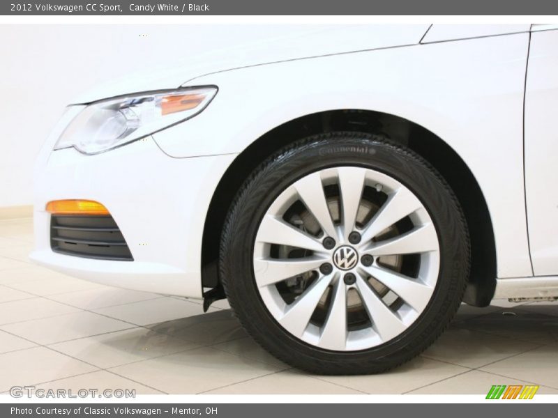 Candy White / Black 2012 Volkswagen CC Sport