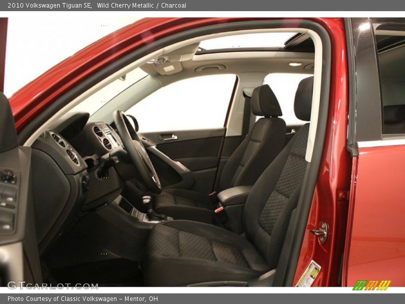 Wild Cherry Metallic / Charcoal 2010 Volkswagen Tiguan SE