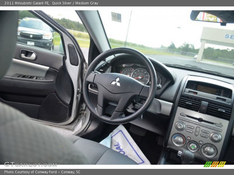 Quick Silver / Medium Gray 2011 Mitsubishi Galant FE