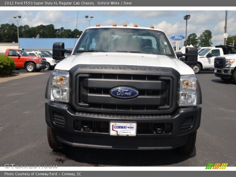 Oxford White / Steel 2012 Ford F550 Super Duty XL Regular Cab Chassis