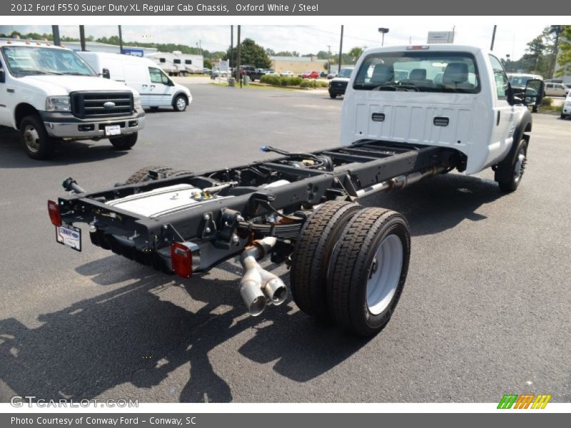 Oxford White / Steel 2012 Ford F550 Super Duty XL Regular Cab Chassis