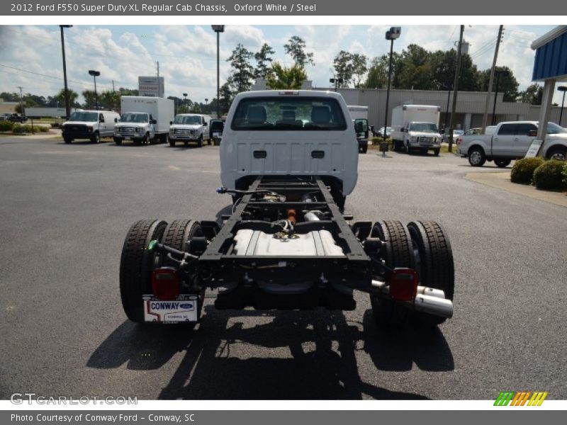 Oxford White / Steel 2012 Ford F550 Super Duty XL Regular Cab Chassis