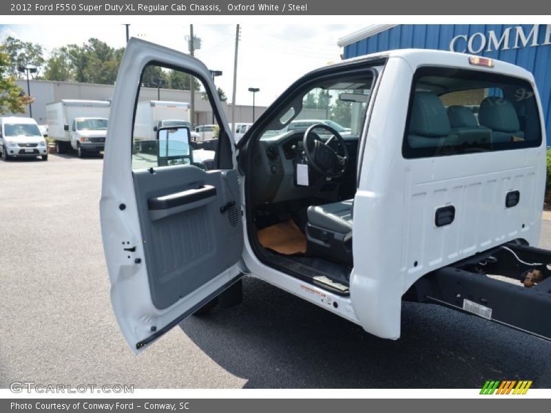 Oxford White / Steel 2012 Ford F550 Super Duty XL Regular Cab Chassis