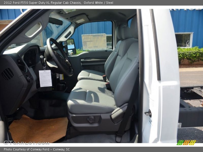 Oxford White / Steel 2012 Ford F550 Super Duty XL Regular Cab Chassis