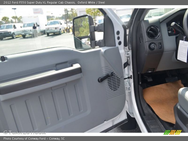 Oxford White / Steel 2012 Ford F550 Super Duty XL Regular Cab Chassis