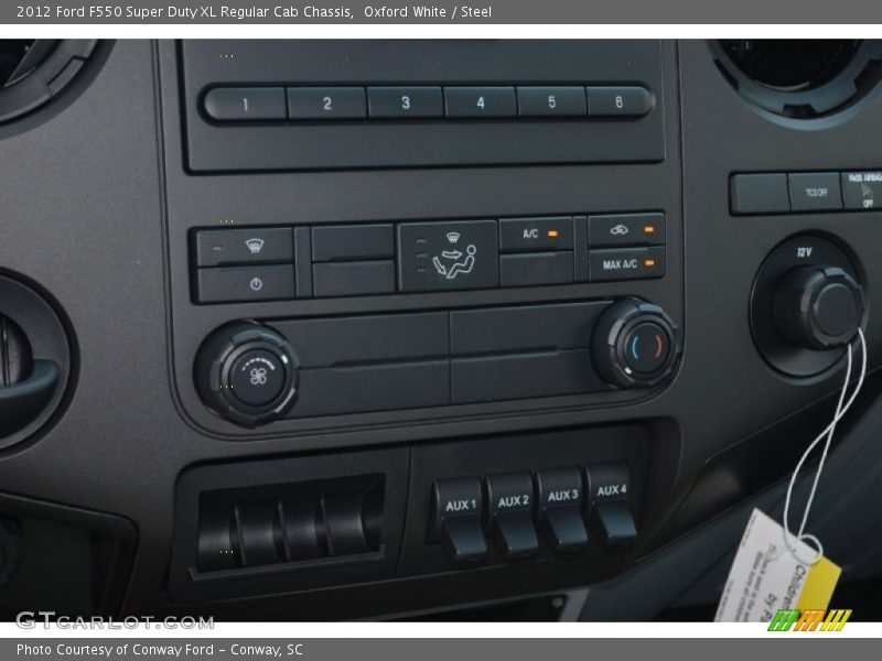 Oxford White / Steel 2012 Ford F550 Super Duty XL Regular Cab Chassis