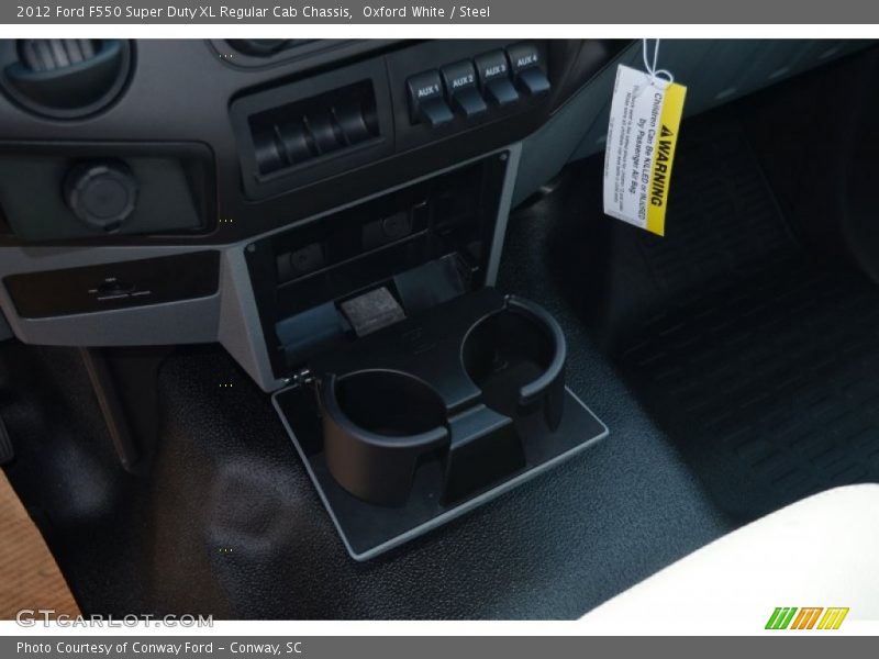 Oxford White / Steel 2012 Ford F550 Super Duty XL Regular Cab Chassis