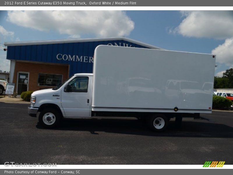 Oxford White / Medium Flint 2012 Ford E Series Cutaway E350 Moving Truck