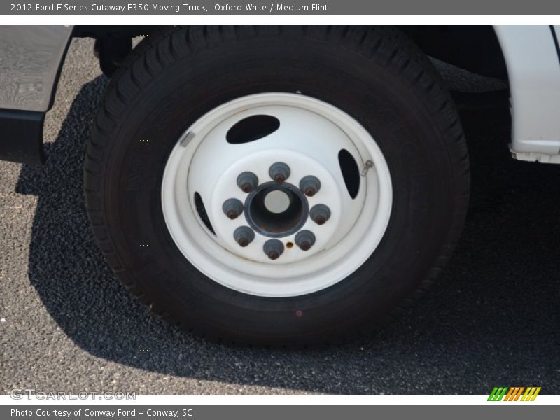 Oxford White / Medium Flint 2012 Ford E Series Cutaway E350 Moving Truck