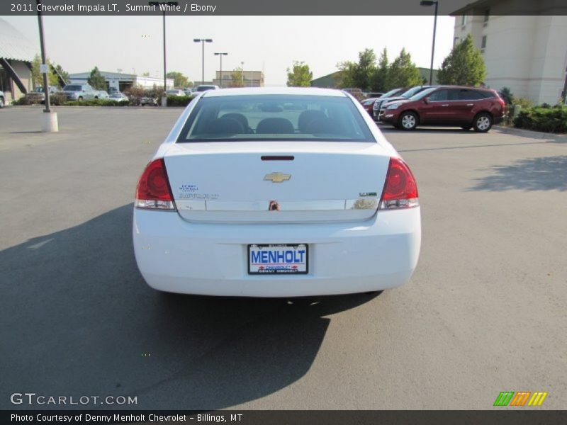 Summit White / Ebony 2011 Chevrolet Impala LT