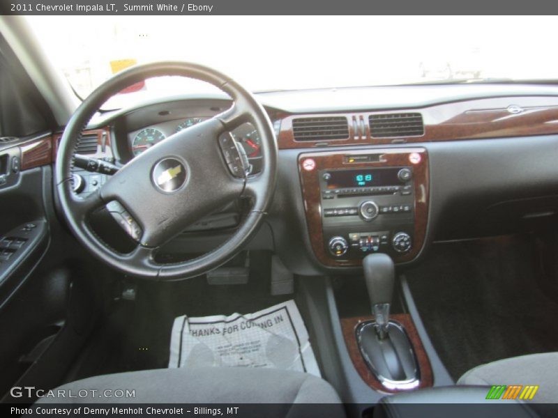 Summit White / Ebony 2011 Chevrolet Impala LT