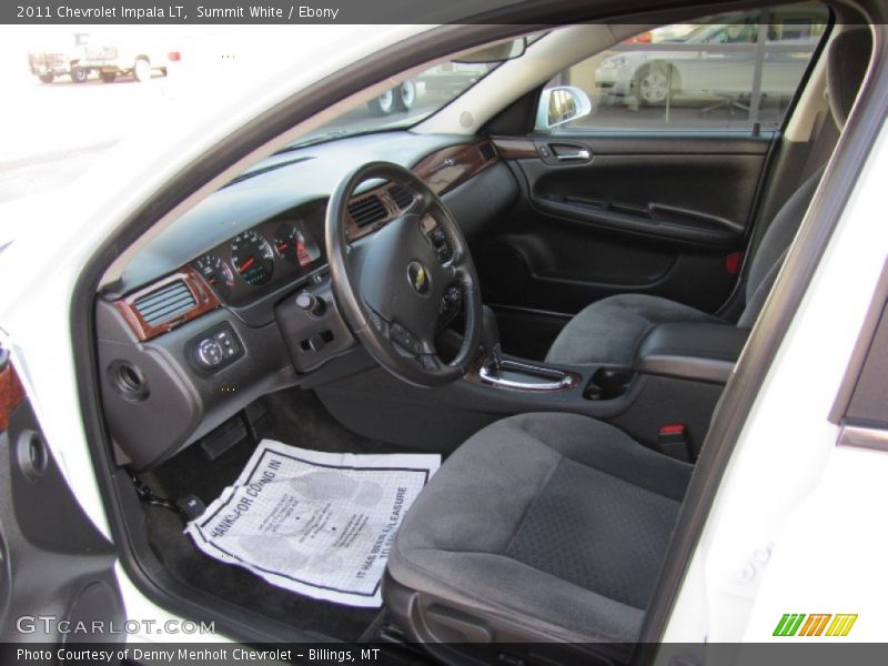 Summit White / Ebony 2011 Chevrolet Impala LT