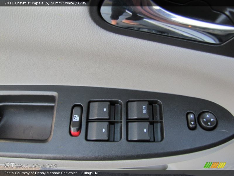 Summit White / Gray 2011 Chevrolet Impala LS