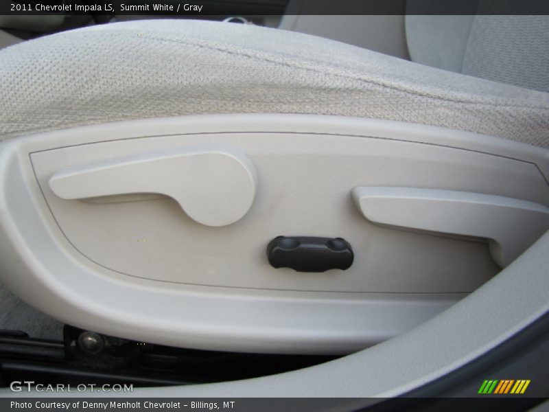 Summit White / Gray 2011 Chevrolet Impala LS