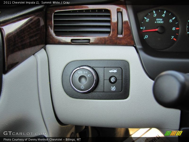 Summit White / Gray 2011 Chevrolet Impala LS