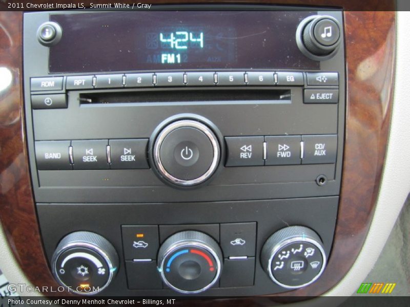 Summit White / Gray 2011 Chevrolet Impala LS