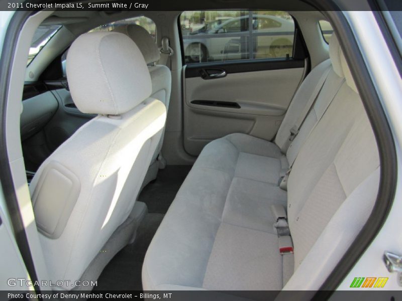 Summit White / Gray 2011 Chevrolet Impala LS