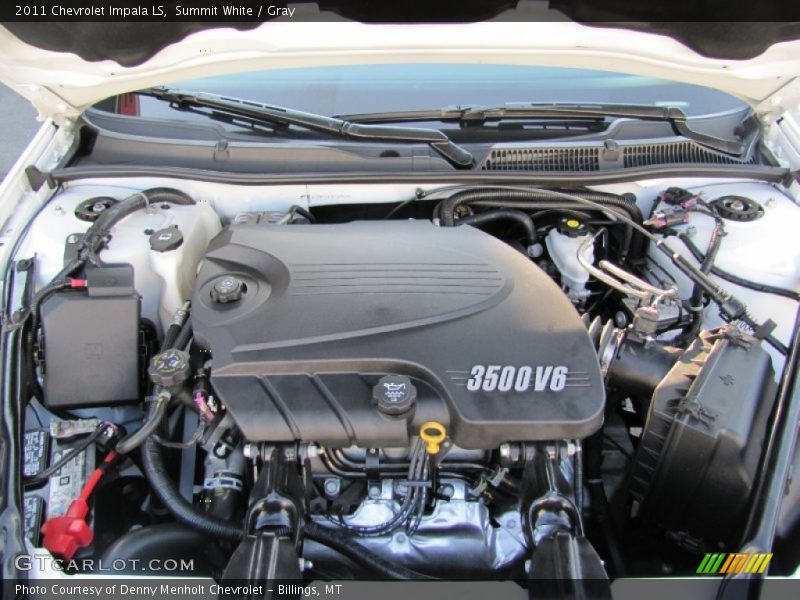 Summit White / Gray 2011 Chevrolet Impala LS