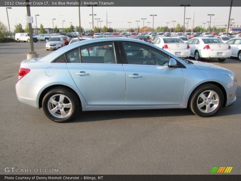 Ice Blue Metallic / Medium Titanium 2012 Chevrolet Cruze LT