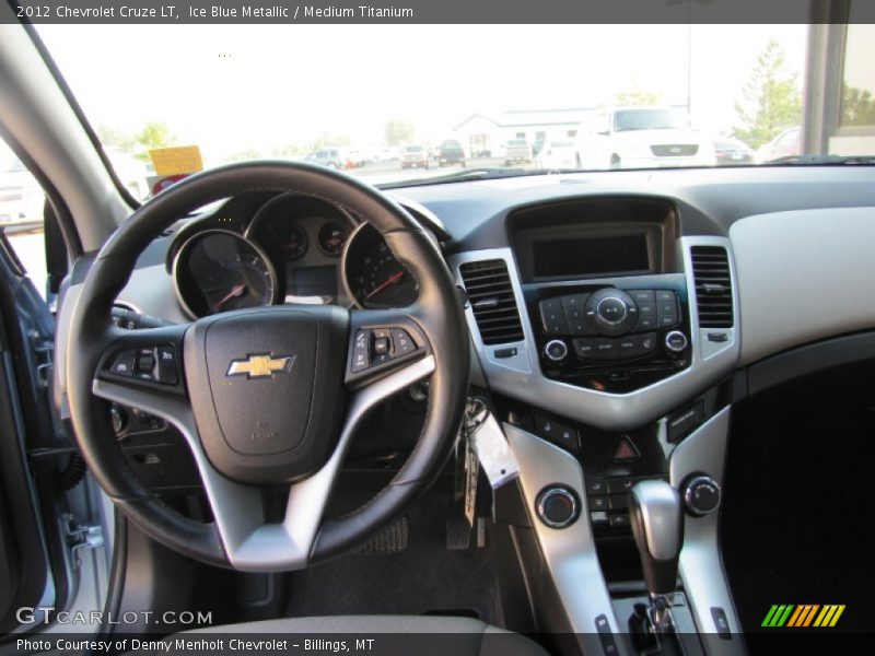 Ice Blue Metallic / Medium Titanium 2012 Chevrolet Cruze LT