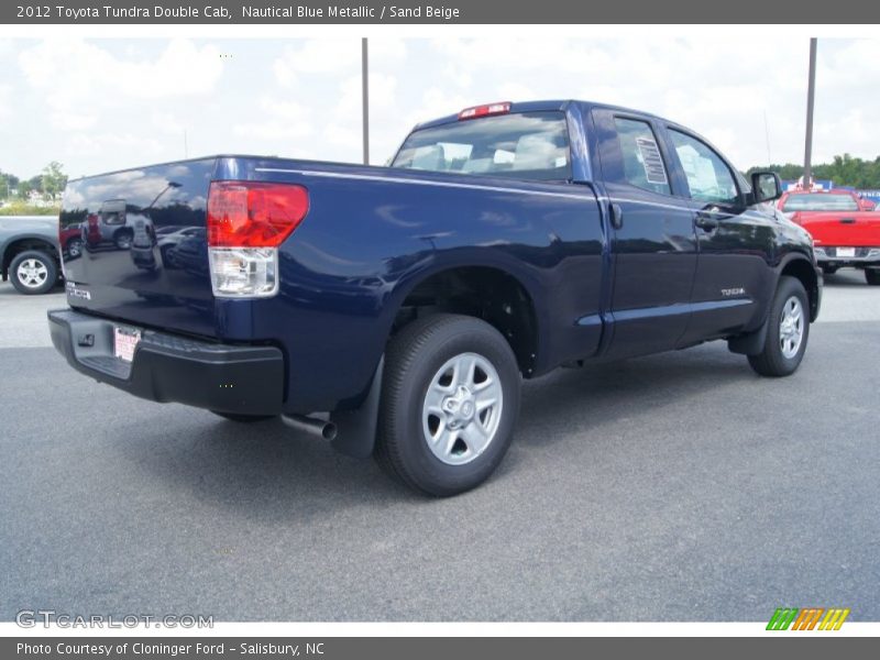 Nautical Blue Metallic / Sand Beige 2012 Toyota Tundra Double Cab