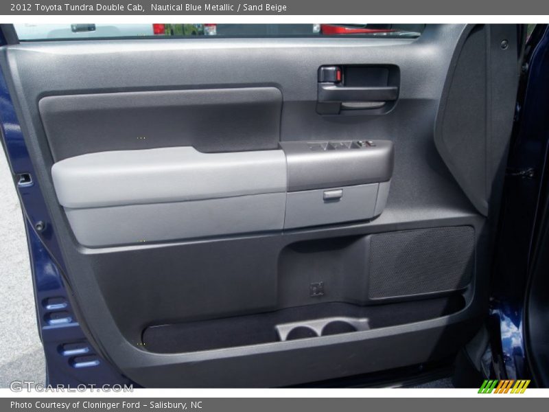 Nautical Blue Metallic / Sand Beige 2012 Toyota Tundra Double Cab